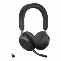 Jabra Evolve2 75 Trådløs Kabling Headset Sort