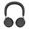 Jabra Evolve2 75 Trådløs Kabling Headset Sort