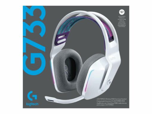 Logitech G G733 LIGHTSPEED Wireless RGB Gaming Headset Trådløs Headset Hvid