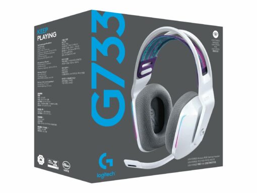 Logitech G G733 LIGHTSPEED Wireless RGB Gaming Headset Trådløs Headset Hvid