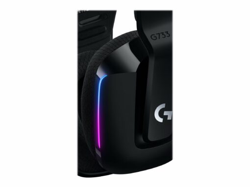 Logitech G G733 LIGHTSPEED Wireless RGB Gaming Headset Trådløs Headset Sort