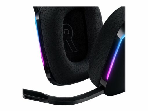 Logitech G G733 LIGHTSPEED Wireless RGB Gaming Headset Trådløs Headset Sort