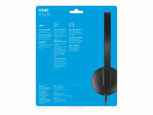 Logitech USB Headset H340 Kabling Headset