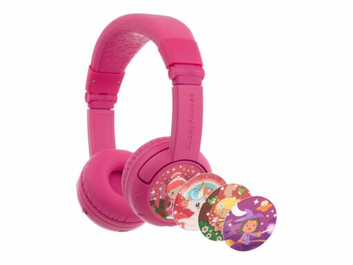 Onanoff BuddyPhones PLAY+ Trådløs Kabling Hovedtelefoner Pink