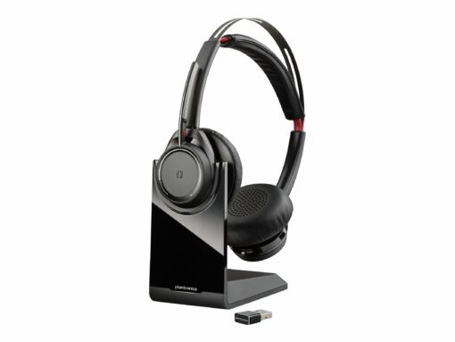 Poly Plantronics Voyager Focus UC B825 M Trådløs Headset Sort