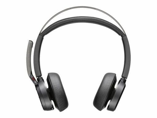 Poly Voyager Focus 2 UC Trådløs Kabling Headset Sort