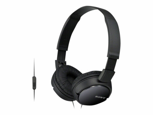 Sony MDR ZX110AP Kabling Hovedtelefoner Sort