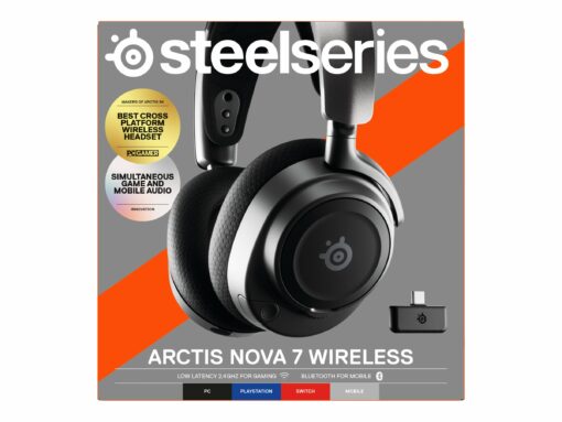 SteelSeries Arctis Nova 7 Trådløs Headset Sort