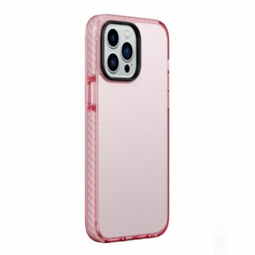 iPhone 15 Pro Stöttåligt TPU Mobilskal - Rosa