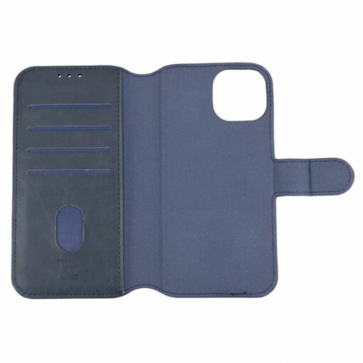 iPhone 15 Plånboksfodral Magnet Rvelon Blå