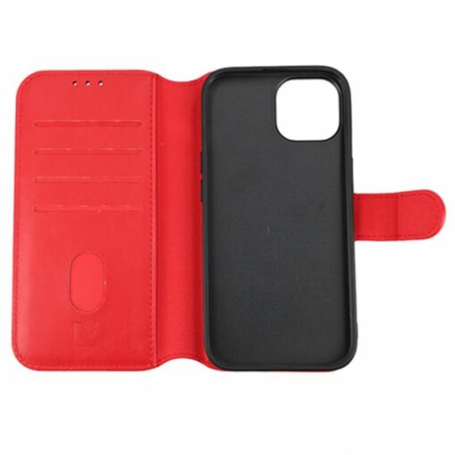 iPhone 15 Plånboksfodral Magnet Rvelon Röd