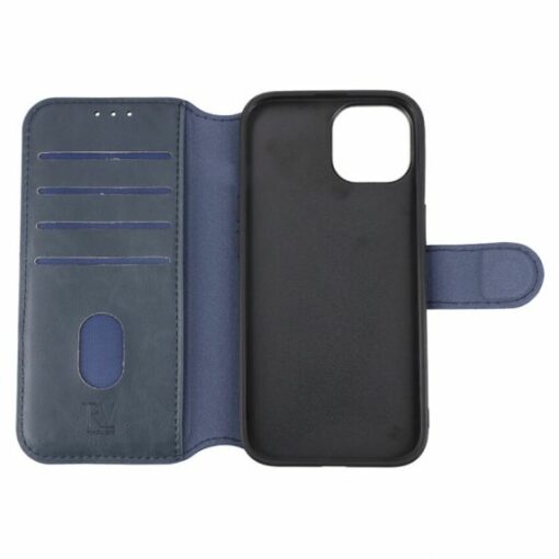 iPhone 15 Plånboksfodral med Magsafe Rvelon Blå