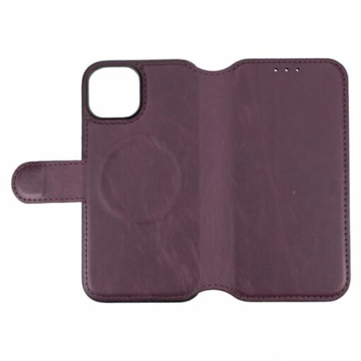 iPhone 15 Plånboksfodral med Magsafe Rvelon Lila
