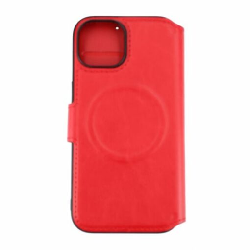 iPhone 15 Plånboksfodral med Magsafe Rvelon Röd
