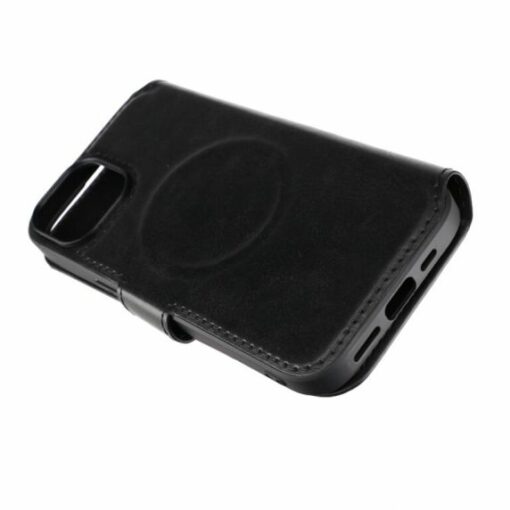 iPhone 15 Plånboksfodral med Magsafe Rvelon Svart