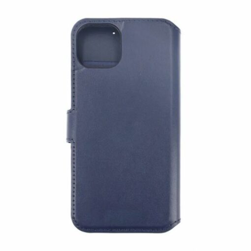 iPhone 15 Plus Plånboksfodral Läder Rvelon Blå