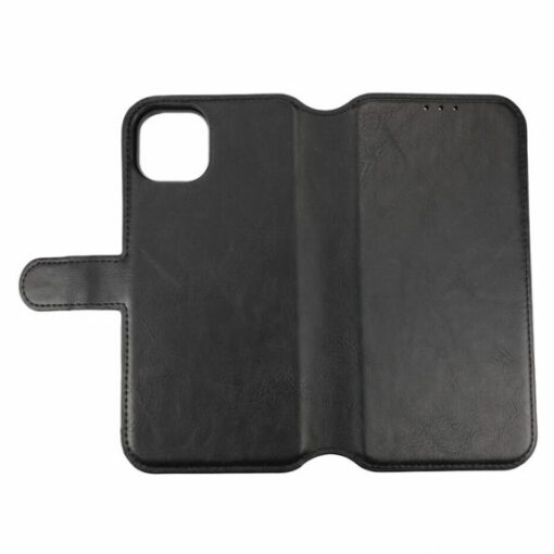 iPhone 15 Plus Plånboksfodral Magnet Rvelon Svart