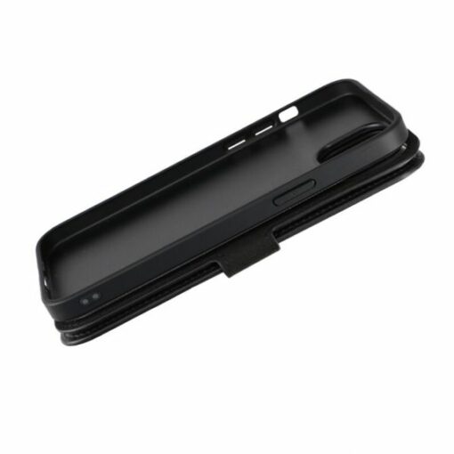 iPhone 15 Plus Plånboksfodral Magnet Rvelon Svart