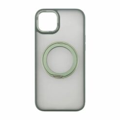 iPhone 15 Plus Skal med MagSafe Stativ Rvelon Grön