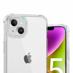 iPhone 15 Plus Stöttåligt Mobilskal Transparent