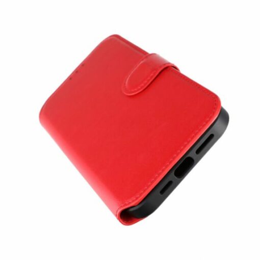 iPhone 15 Pro Max Plånboksfodral med Magsafe Rvelon Röd