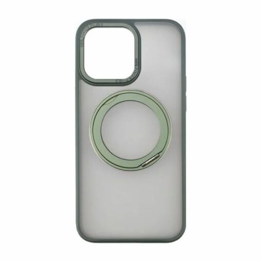 iPhone 15 Pro Max Skal med MagSafe Stativ Rvelon Grön