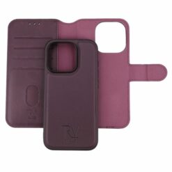 iPhone 15 Pro Plånboksfodral Magnet Rvelon Lila