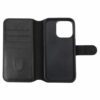 iPhone 15 Pro Plånboksfodral Magnet Rvelon Svart