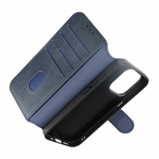 iPhone 15 Pro Plånboksfodral med Magsafe Rvelon Blå