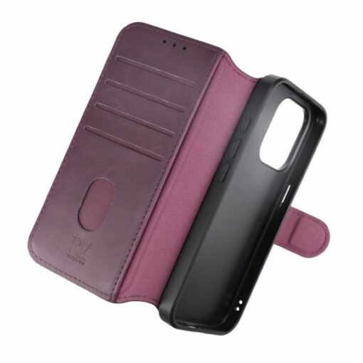 iPhone 15 Pro Plånboksfodral med Magsafe Rvelon Lila