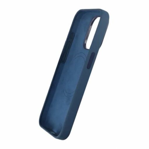 iPhone 15 Pro Silikonskal Rvelon MagSafe Mörkblå