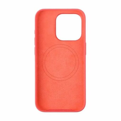 iPhone 15 Pro Silikonskal Rvelon MagSafe Röd