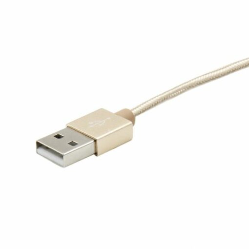 Magnetisk Micro USB Flätad kabel Guld