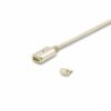 Magnetisk Micro USB Flätad kabel Guld