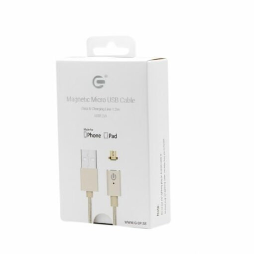 Magnetisk Micro USB Flätad kabel Guld