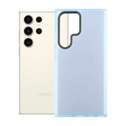 Samsung Galaxy S23 Ultra Stöttåligt TPU Mobilskal Blå