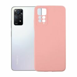 Xiaomi Redmi Note 11 Pro Silikonskal med Kameraskydd Rosa