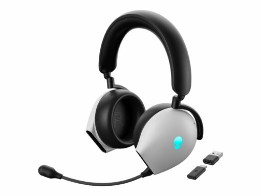 Alienware Tri Mode Wireless Gaming Headset AW920H Trådløs Kabling Headset Sort Hvid