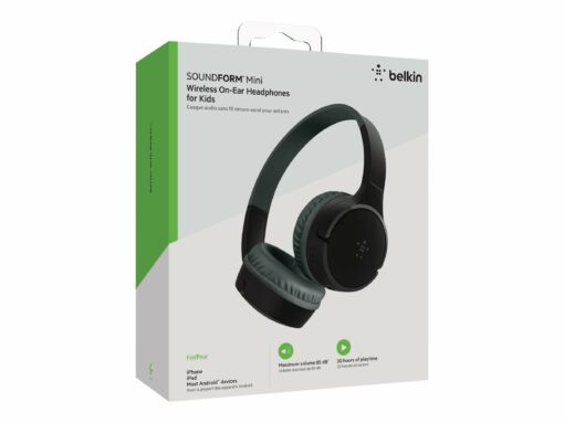 Belkin SoundForm Mini Trådløs Hovedtelefoner Sort