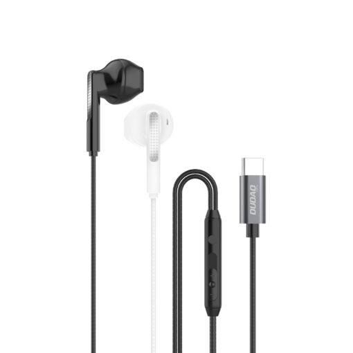 Dudao X3Pro in ear headphones USB C 1.2m hvid