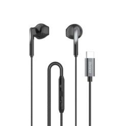 Dudao X3Pro in ear headphones USB C 1.2m sort