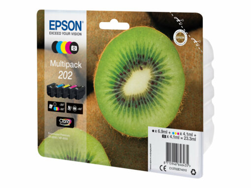 Epson Multipack 202 - Svart/Gul/Cyan/Magenta/Fotosvart C13T02E74010