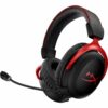 HyperX Cloud II Gaming Trådløs Headset Sort Rød