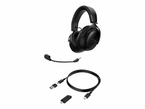 HyperX Cloud III Trådløs Headset Sort