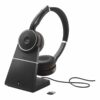 Jabra Evolve 75 SE UC Stereo Trådløs Headset Sort