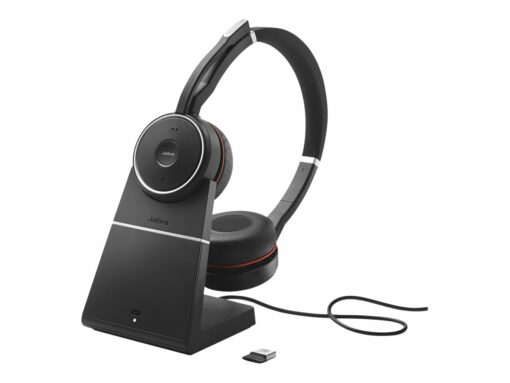 Jabra Evolve 75 SE UC Stereo Trådløs Headset Sort