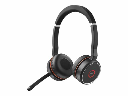 Jabra Evolve 75 SE UC Stereo Trådløs Headset Sort