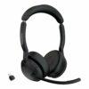 Jabra Evolve2 55 MS Stereo Trådløs Headset Sort