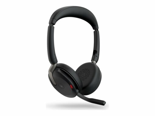 Jabra Evolve2 65 Flex MS Stereo Trådløs Headset Sort