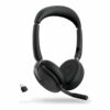 Jabra Evolve2 65 Flex MS Stereo Trådløs Headset Sort